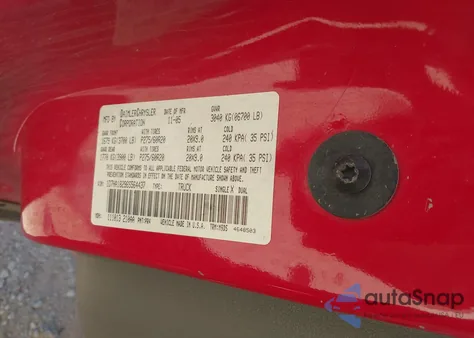 2006 Dodge Ram 1500 Slt from USA, damaged, VIN 1D7HA18296S564437